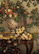 Frederic Bazille Flowers oil painting